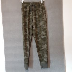 Jockey Sport Pants Adult Small Green Camouflage Joggers Mens 1809